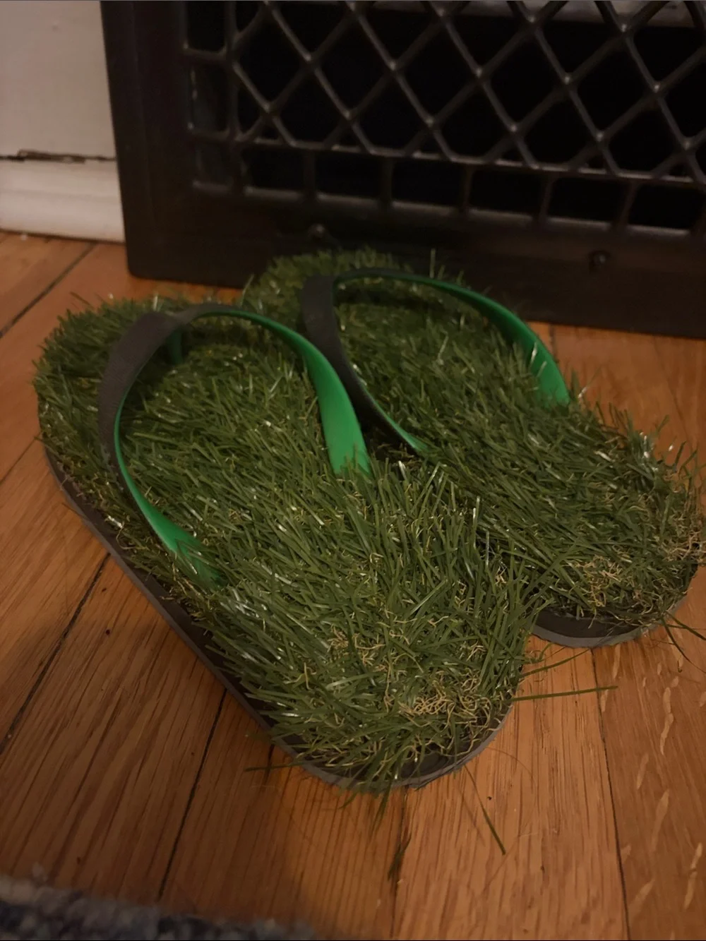 GFF Green Grass Flip Flops